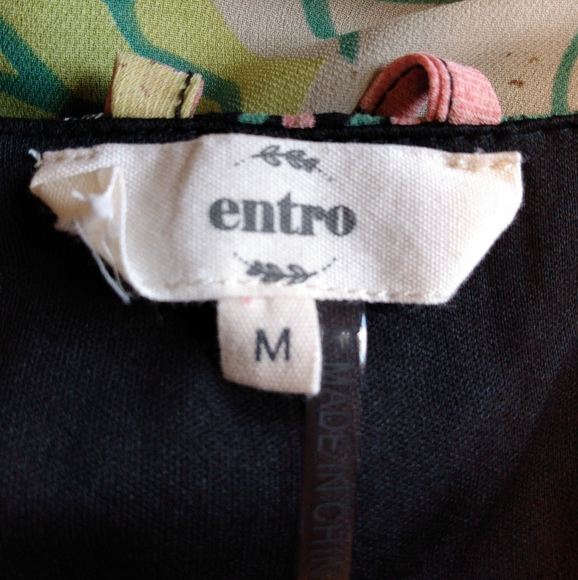 🔴 SALE Entro Anthropologie Floral Halter Open Back Sundress - Picture 8 of 10